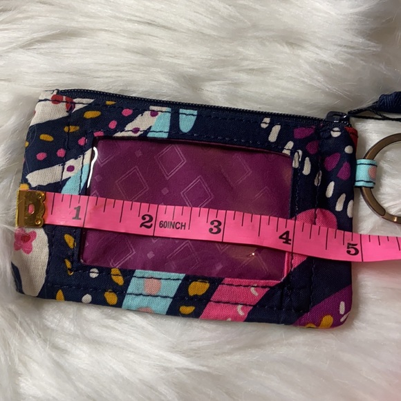COPY - NWT Vera Bradley zip ID case Navy Paisley - Picture 6 of 7